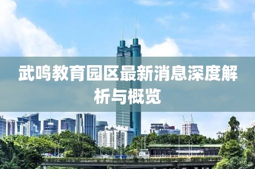 武鸣教育园区最新消息深度解析与概览