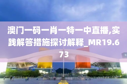 澳门一码一肖一特一中直播,实践解答措施探讨解释_MR19.673