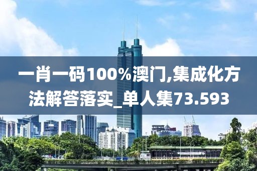 一肖一码100%澳门,集成化方法解答落实_单人集73.593