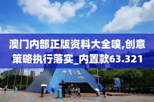 澳门内部正版资料大全嗅,创意策略执行落实_内置款63.321
