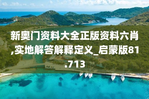 新奥门资料大全正版资料六肖,实地解答解释定义_启蒙版81.713