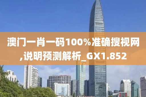 澳门一肖一码100%准确搜视网,说明预测解析_GX1.852