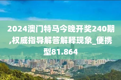 2024澳门特马今晚开奖240期,权威指导解答解释现象_便携型81.864