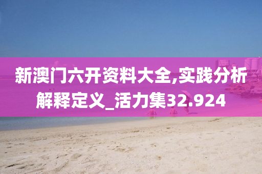 新澳门六开资料大全,实践分析解释定义_活力集32.924