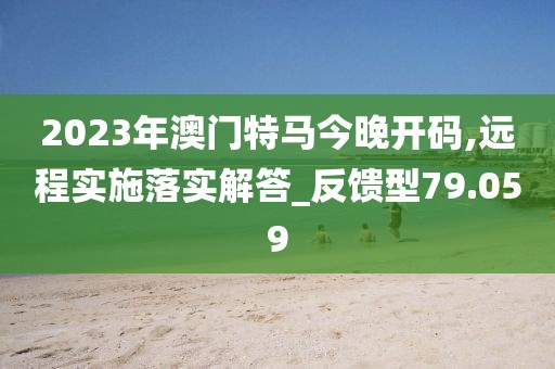 2023年澳门特马今晚开码,远程实施落实解答_反馈型79.059