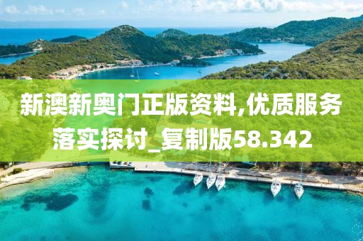 新澳新奥门正版资料,优质服务落实探讨_复制版58.342