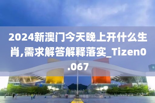 2024新澳门今天晚上开什么生肖,需求解答解释落实_Tizen0.067