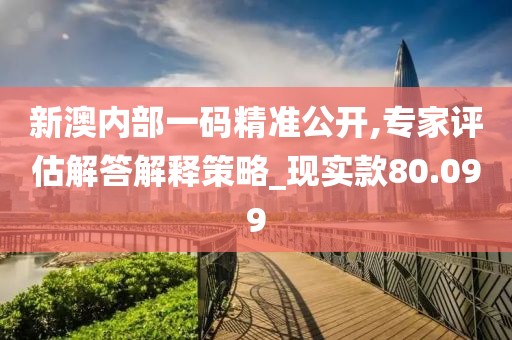新澳内部一码精准公开,专家评估解答解释策略_现实款80.099