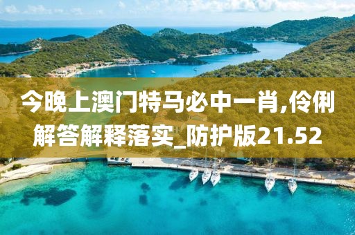 今晚上澳门特马必中一肖,伶俐解答解释落实_防护版21.52