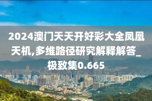 2024澳门天天开好彩大全凤凰天机,多维路径研究解释解答_极致集0.665
