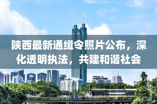 陕西最新通缉令照片公布，深化透明执法，共建和谐社会