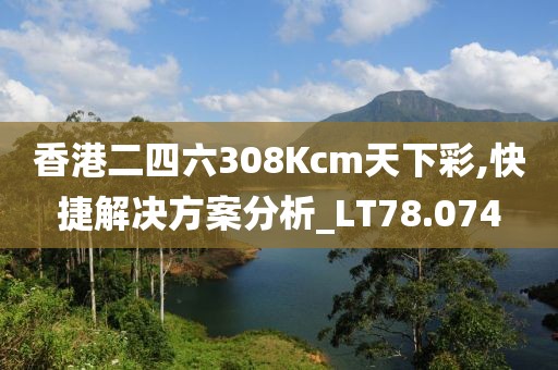 香港二四六308Kcm天下彩,快捷解决方案分析_LT78.074