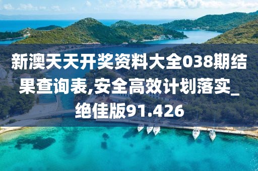 新澳天天开奖资料大全038期结果查询表,安全高效计划落实_绝佳版91.426