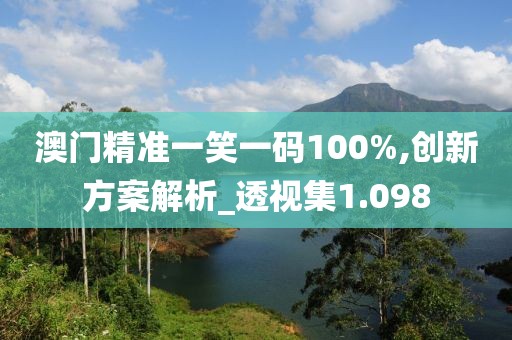澳门精准一笑一码100%,创新方案解析_透视集1.098