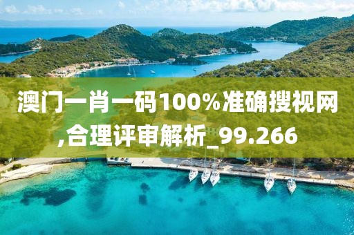 澳门一肖一码100%准确搜视网,合理评审解析_99.266
