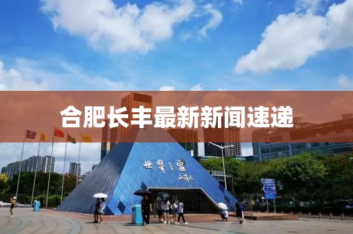 合肥长丰最新新闻速递