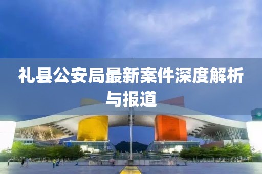 礼县公安局最新案件深度解析与报道