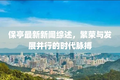 保亭最新新闻综述，繁荣与发展并行的时代脉搏