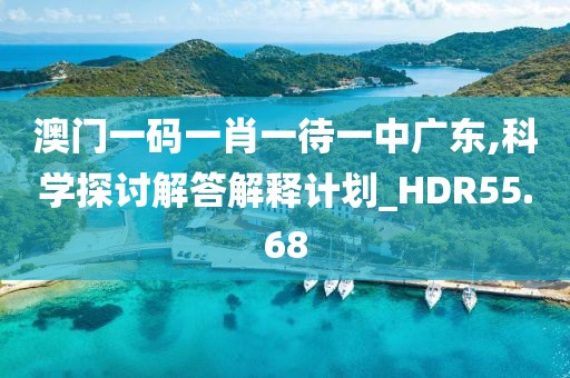 澳门一码一肖一待一中广东,科学探讨解答解释计划_HDR55.68