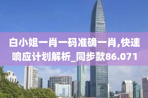 白小姐一肖一码准确一肖,快速响应计划解析_同步款86.071
