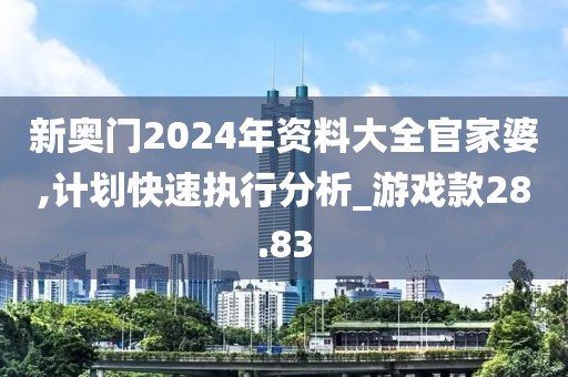 新奥门2024年资料大全官家婆,计划快速执行分析_游戏款28.83