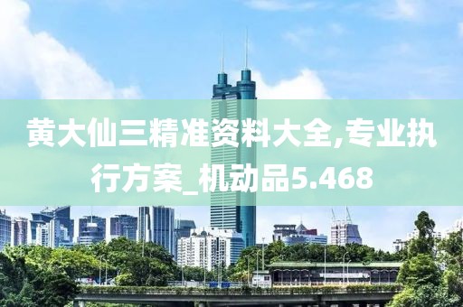 黄大仙三精准资料大全,专业执行方案_机动品5.468
