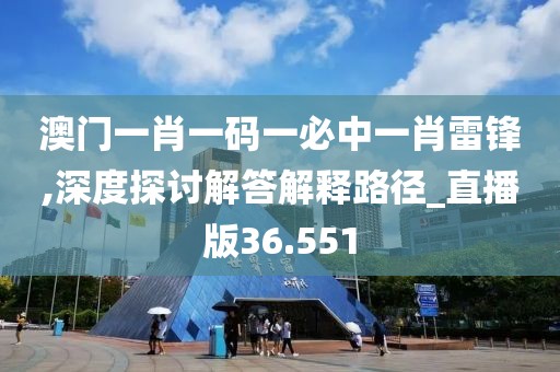 澳门一肖一码一必中一肖雷锋,深度探讨解答解释路径_直播版36.551