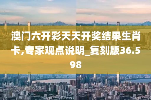 澳门六开彩天天开奖结果生肖卡,专家观点说明_复刻版36.598