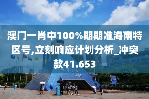 澳门一肖中100%期期准海南特区号,立刻响应计划分析_冲突款41.653