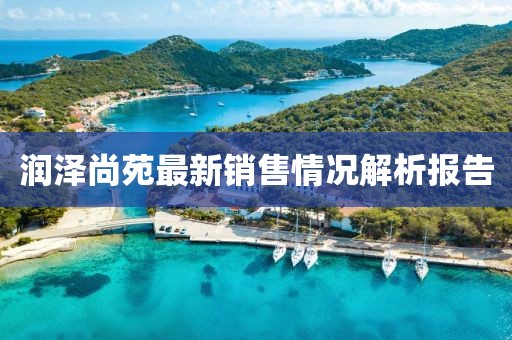 润泽尚苑最新销售情况解析报告