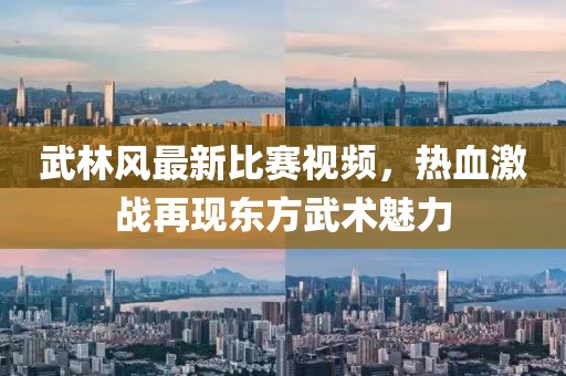 武林风最新比赛视频，热血激战再现东方武术魅力
