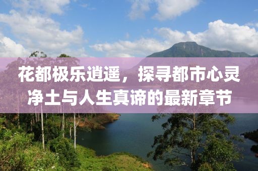 花都极乐逍遥，探寻都市心灵净土与人生真谛的最新章节