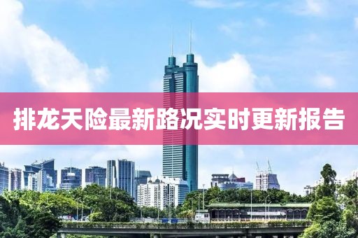 排龙天险最新路况实时更新报告