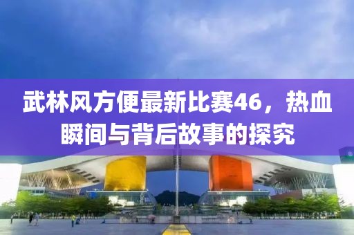 武林风方便最新比赛46，热血瞬间与背后故事的探究