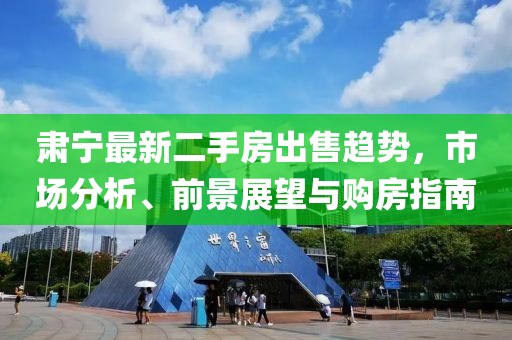 肃宁最新二手房出售趋势，市场分析、前景展望与购房指南