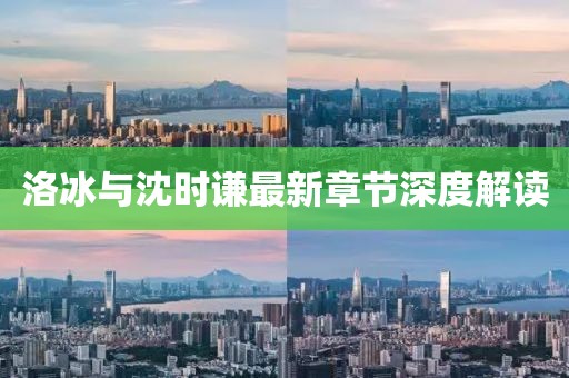 洛冰与沈时谦最新章节深度解读