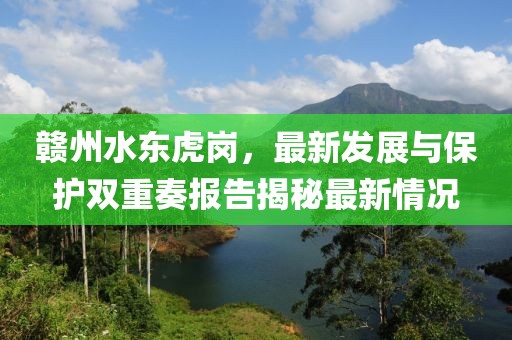 赣州水东虎岗，最新发展与保护双重奏报告揭秘最新情况