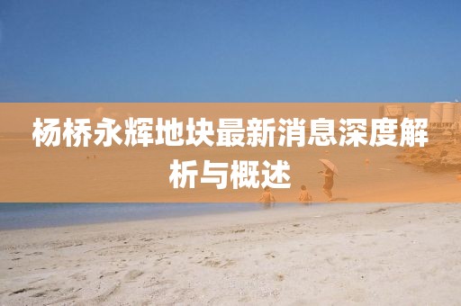 杨桥永辉地块最新消息深度解析与概述