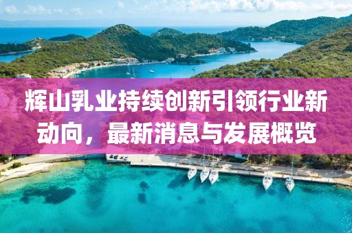辉山乳业持续创新引领行业新动向，最新消息与发展概览