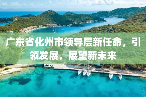 广东省化州市领导层新任命，引领发展，展望新未来