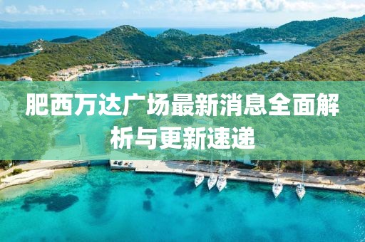 肥西万达广场最新消息全面解析与更新速递