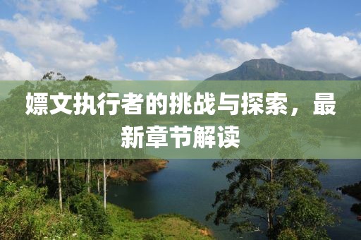 嫖文执行者的挑战与探索，最新章节解读