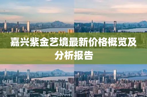 嘉兴紫金艺境最新价格概览及分析报告