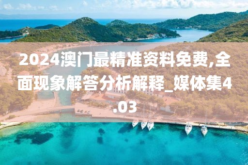 2024澳门最精准资料免费,全面现象解答分析解释_媒体集4.03