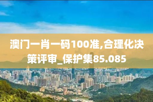澳门一肖一码100准,合理化决策评审_保护集85.085