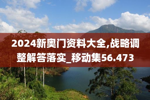 2024新奥门资料大全,战略调整解答落实_移动集56.473
