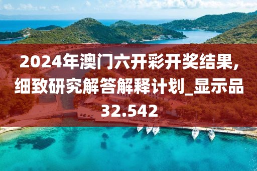 2024年澳门六开彩开奖结果,细致研究解答解释计划_显示品32.542