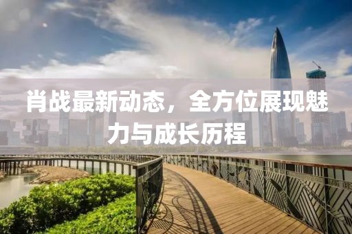 肖战最新动态，全方位展现魅力与成长历程