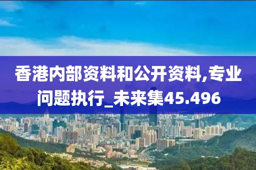 香港内部资料和公开资料,专业问题执行_未来集45.496