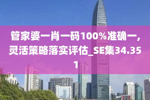 管家婆一肖一码100%准确一,灵活策略落实评估_SE集34.351